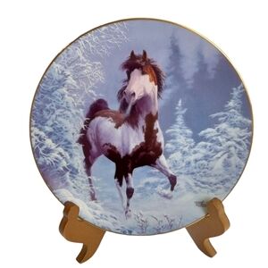 Vtg Unbridled Spirit Collectors Plate